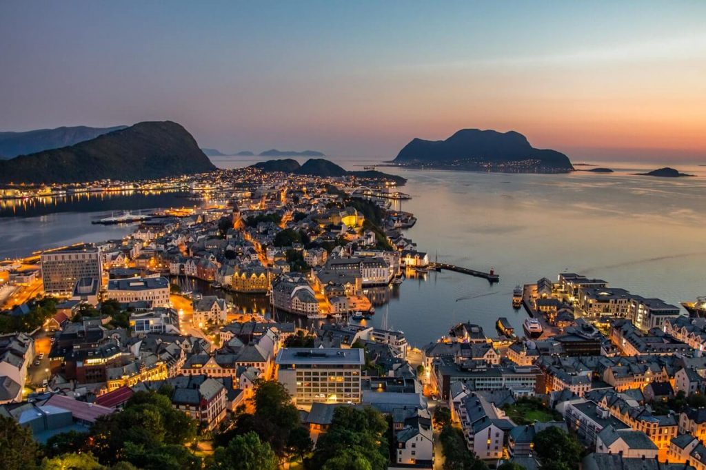 Alesund in norway