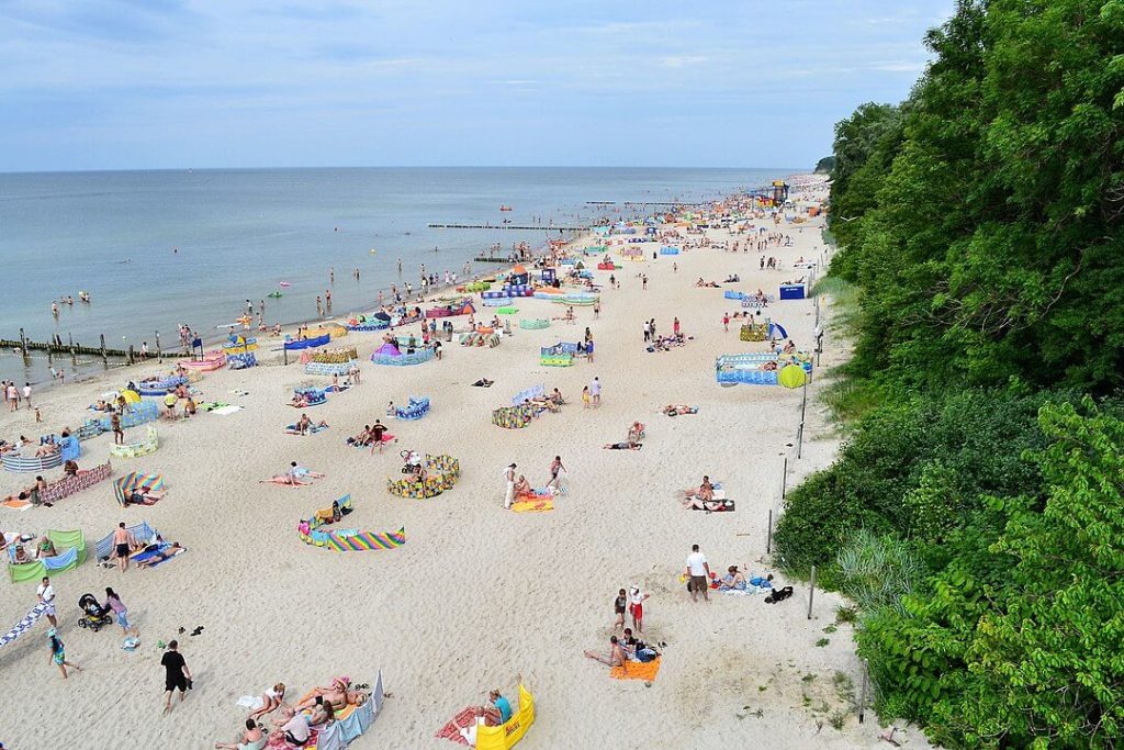 Rewal Beach in poland