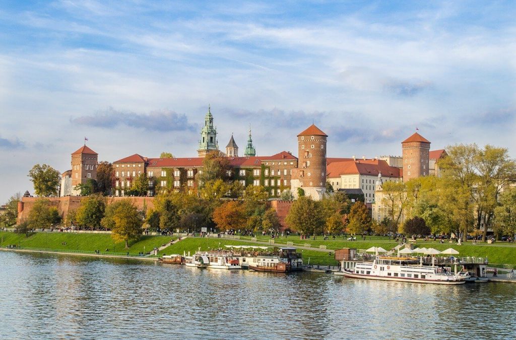 Wawel Royal Castle in krakow